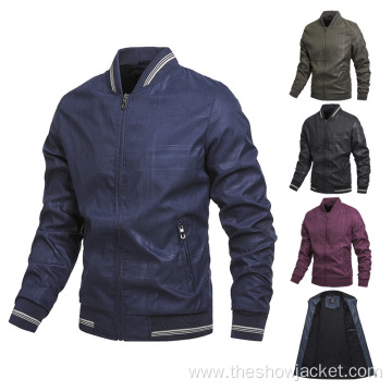 Hot Sale Fleece Lined Baseball Jackets Custom